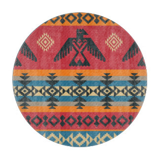 Ethnic Eagles Tribal Vintage Pattern Cutting Board