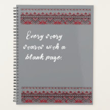 Ethnic Embroidered  Planner