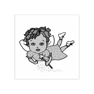Ethnic Fairy Rubber Stamp
