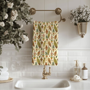 Ethnic Feather Towel Soft and Stylish Bath Decor