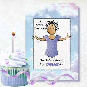 Ethnic Female Cartoon Funny Saying 60th Birthday Card