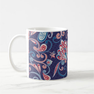Ethnic Floral: Abstract Oriental Seamless. Coffee Mug