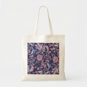 Ethnic Floral: Abstract Oriental Seamless. Tote Bag