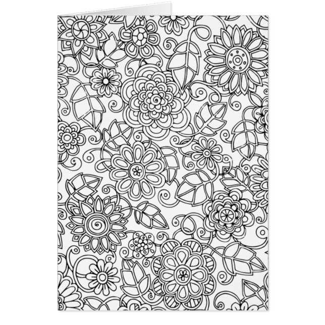 Ethnic Floral Doodle (Front)