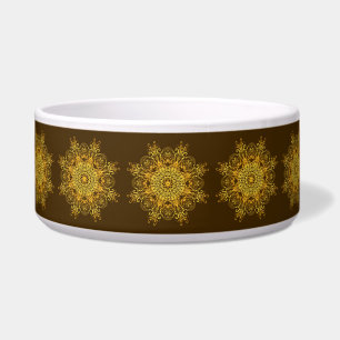 Ethnic floral mandala.