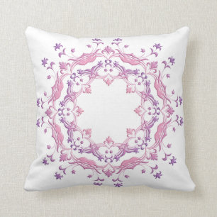 Ethnic floral mandala cushion