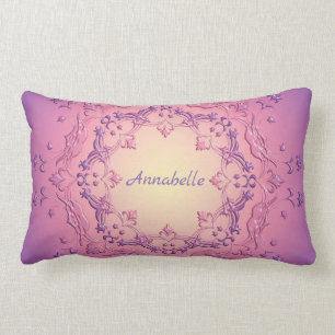 Ethnic floral mandala. lumbar cushion