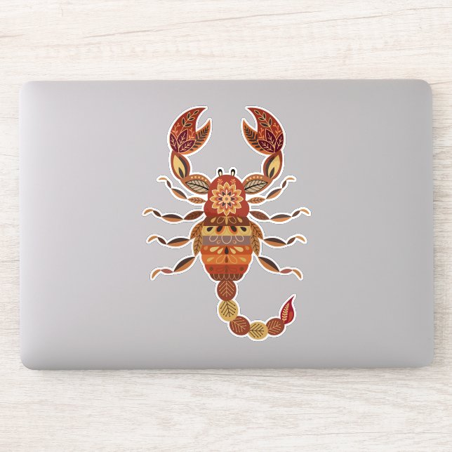 Ethnic Floral Scorpion (Computer)