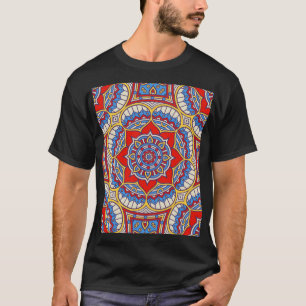 Ethnic floral, seamless bohemian pattern. T-Shirt