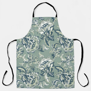 ethnic floral seamless pattern. folkloric batik or apron