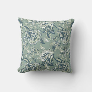 ethnic floral seamless pattern. folkloric batik or cushion