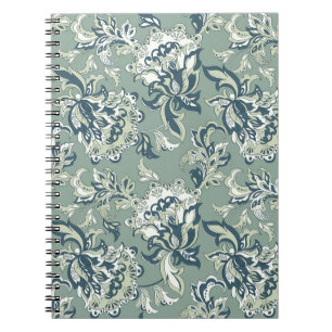 ethnic floral seamless pattern. folkloric batik or notebook