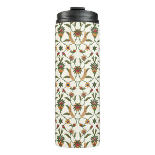 Ethnic Floral: Stylish Seamless Ornament. Thermal Tumbler