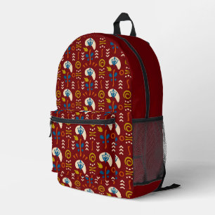 Ethnic Folk Pattern Printed Backpack