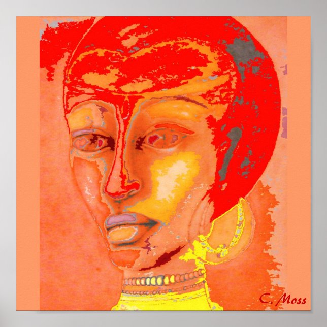 "Ethnic Funk" Canvas print (Front)