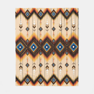 Ethnic geometric: abstract pattern design. fleece blanket