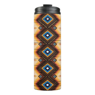 Ethnic geometric: abstract pattern design. thermal tumbler