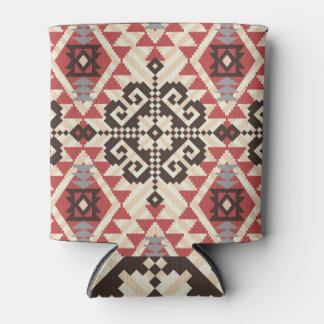 Ethnic Geometric: Abstract Seamless Can Cooler