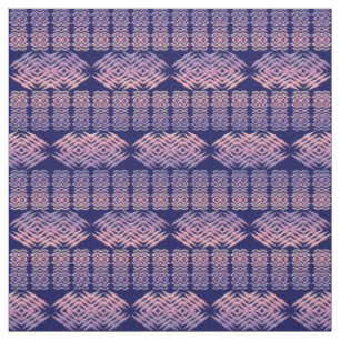 Ethnic Geometric African Stripes Pattern Fabric