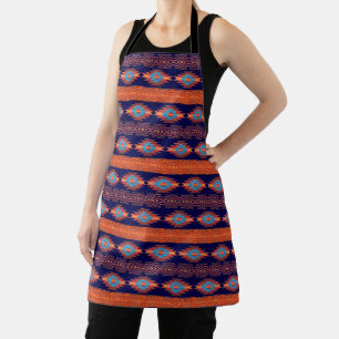 Ethnic geometric navaio pattern . Apron