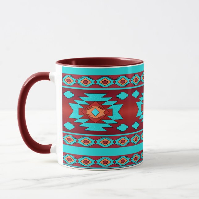 Ethnic geometric pattern. mug (Left)