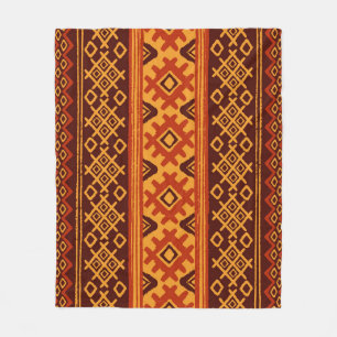 Ethnic geometric, traditional folk pattern. fleece blanket