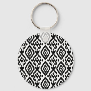 Ethnic hand-drawn, wrapping print pattern. key ring