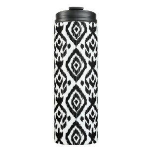 Ethnic hand-drawn, wrapping print pattern. thermal tumbler