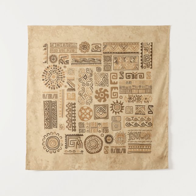 Ethnic handmade ornament tapestry (Front)