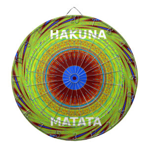 Ethnic Have a Nice Day and a Better Night Dartboard
