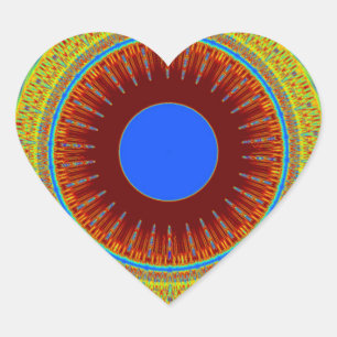 Ethnic Have a Nice Day and a Better Night Heart Sticker