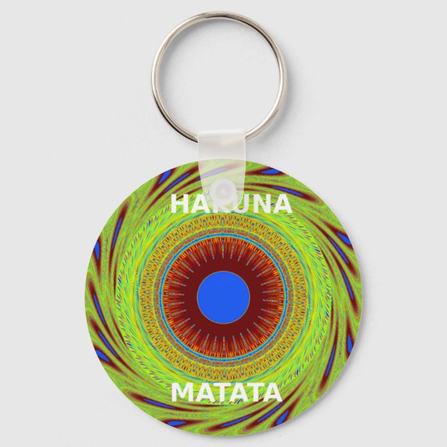 Ethnic Have a Nice Day and a Better Night Key Ring (Front)