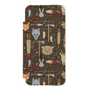 Ethnic Hunting Pattern Incipio Watson™ iPhone 5 Wallet Case