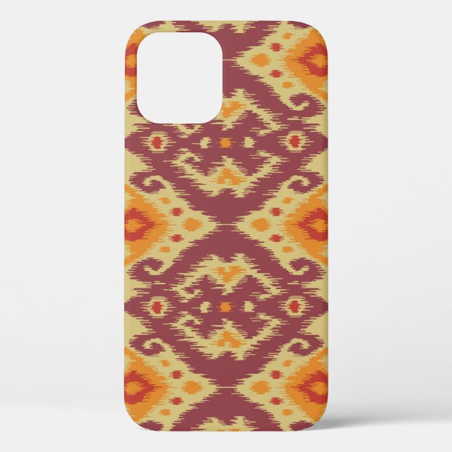 Ethnic Ikat Chevron: Traditional Background Case-Mate iPhone Case (Back)