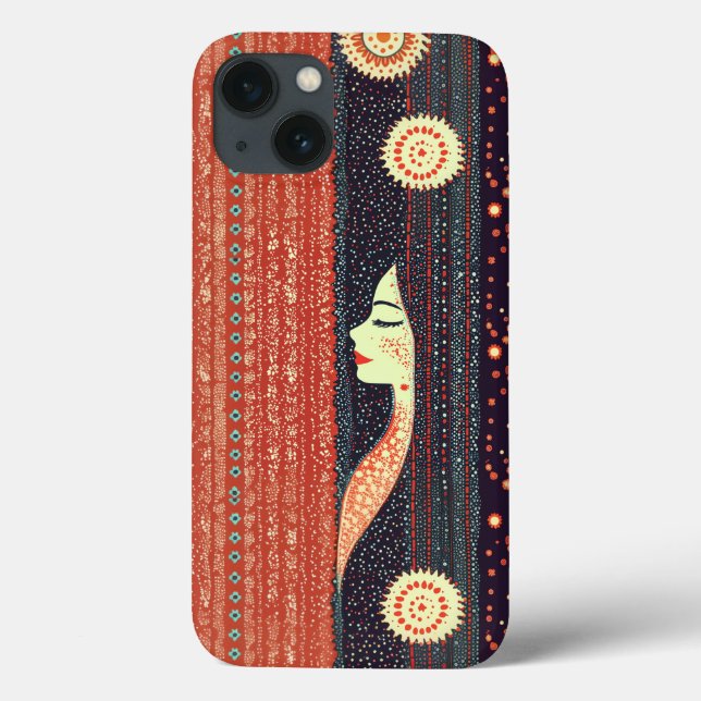 Ethnic Indian Bandhani iPhone 13 Case (Back)