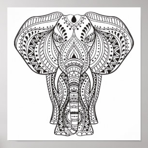 Ethnic Indian Elephant 2 Poster
