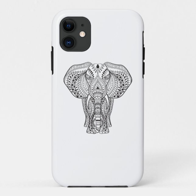Ethnic Indian Elephant Case-Mate iPhone Case (Back)