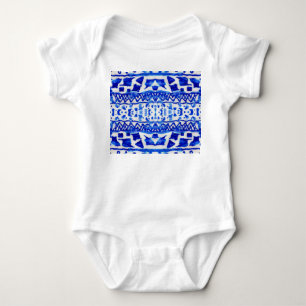 Ethnic Indigo Arrow Native Patterns Baby Bodysuit
