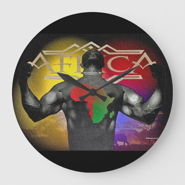 Ethnic Large Clock (Front)