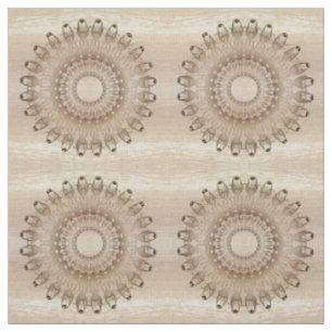 Ethnic mandala on wood background. fabric