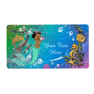 Ethnic Mermaid Under The Sea Water Bottle