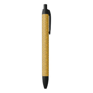 Ethnic modern geometric pattern 2 black ink pen