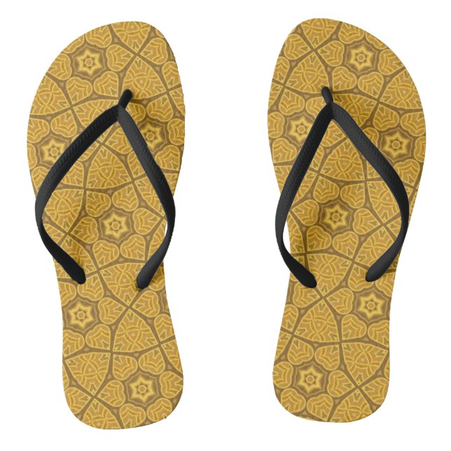 Ethnic modern geometric pattern 2 thongs (Footbed)