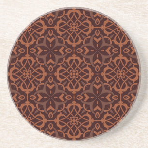 Ethnic modern geometric pattern coaster