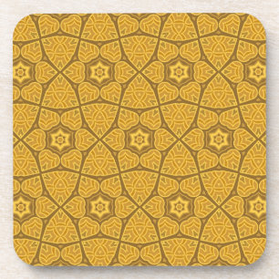 Ethnic modern geometric pattern coaster