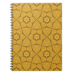 Ethnic modern geometric pattern notebook