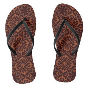 Ethnic modern geometric pattern thongs