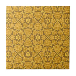 Ethnic modern geometric pattern tile