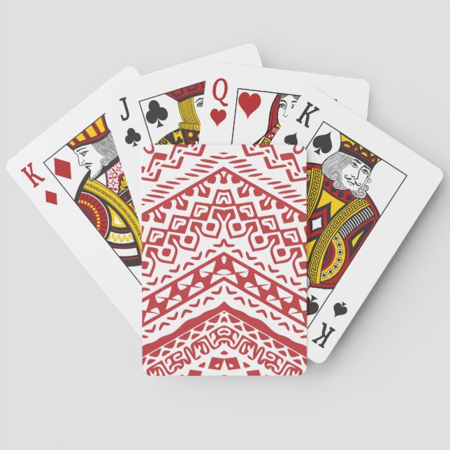 Ethnic Motifs 3 Playing Cards (Back)
