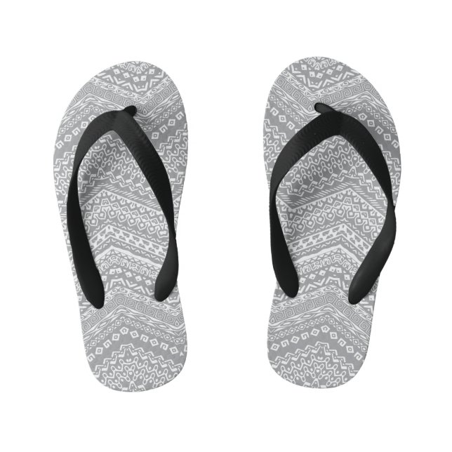 Ethnic Motifs 6 Kid's Thongs (Footbed)